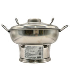 Zebra Mongolian Hot Pot 20cm back label with specifications and Thai Industrial Standard certification