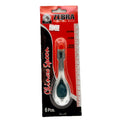 Zebra Stainless Steel Chinese Spoon large single in red packaging on white background